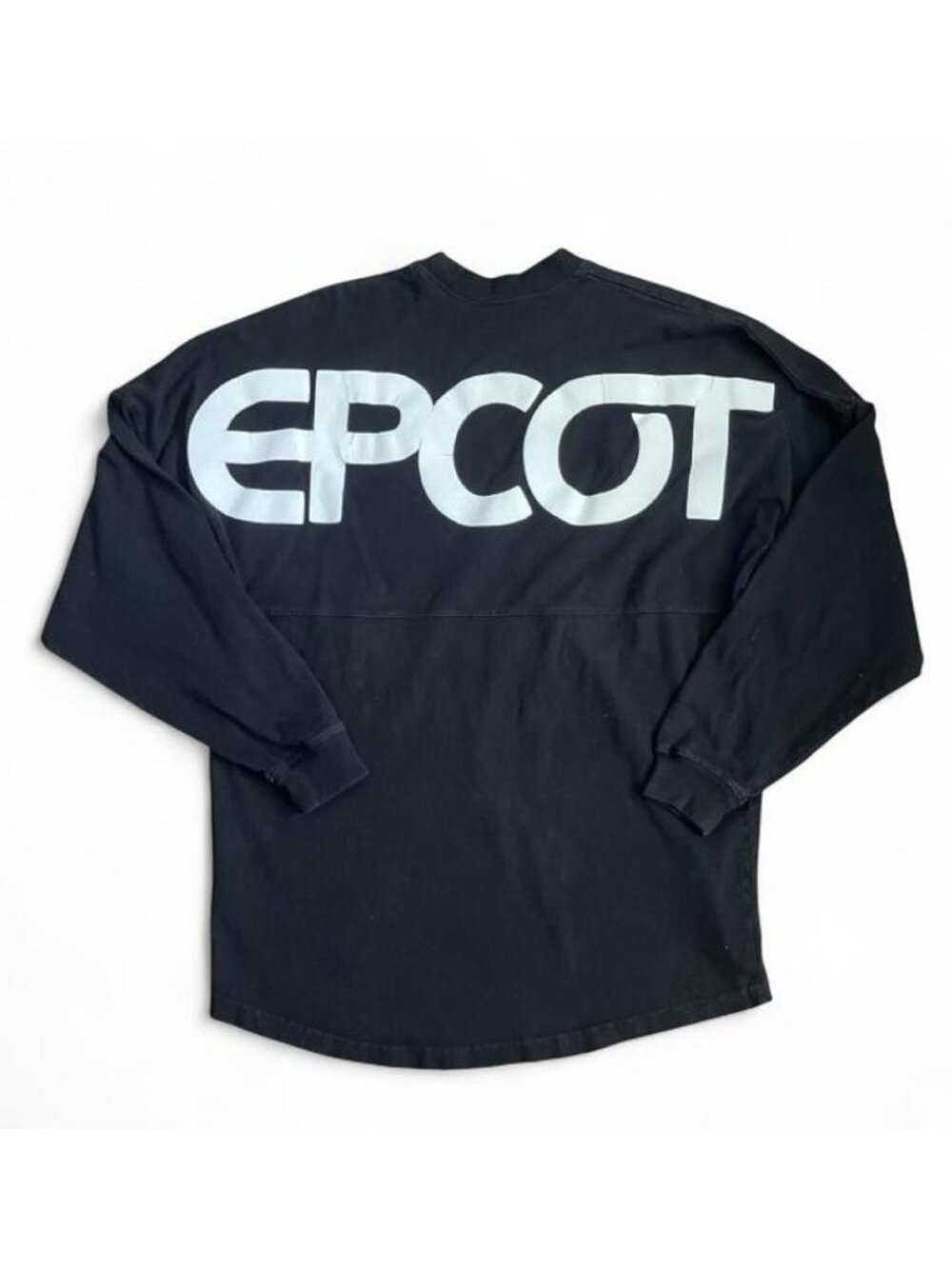 Disney Epcot Spirit Jersey Black Long Sleeve Size XS Unisex EUC